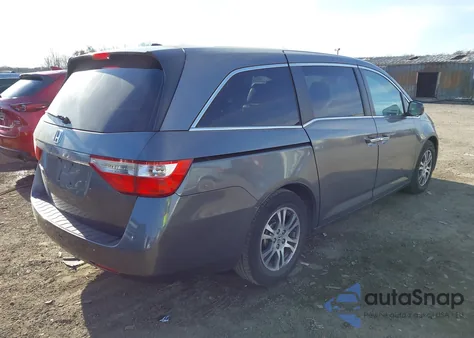2011 Honda Odyssey Ex-L из США, поврежденный, VIN 5FNRL5H67BB097755